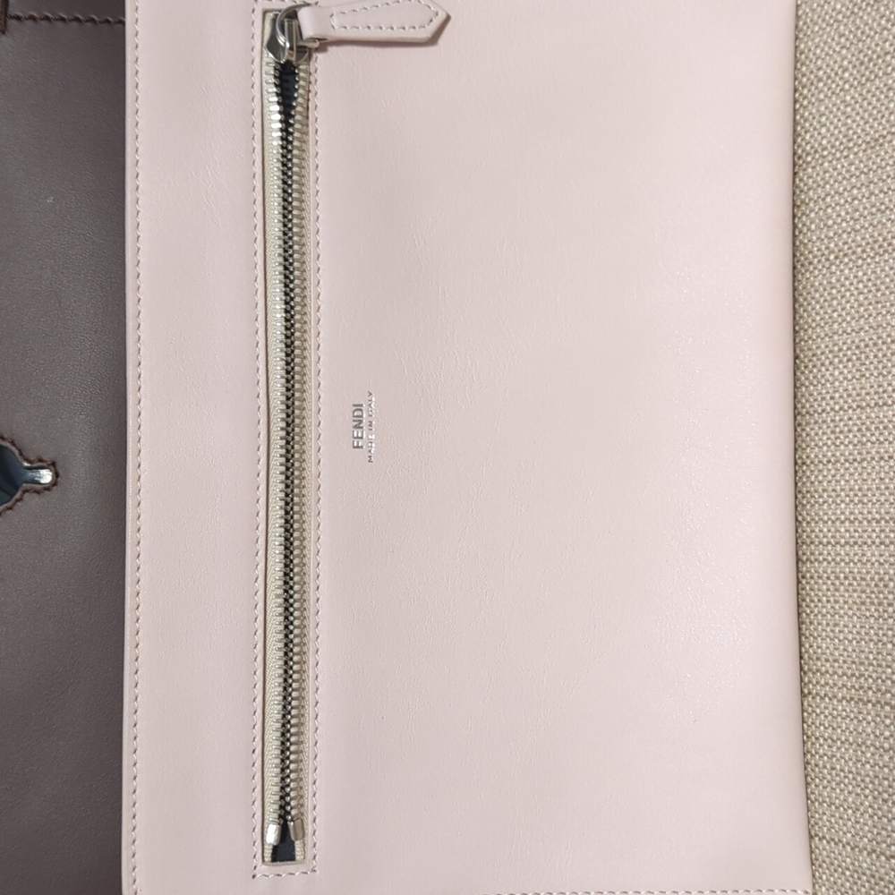 Fendi Dotcom Leather Shoulder Bag with Silver Hardware - Picture 11 of 16